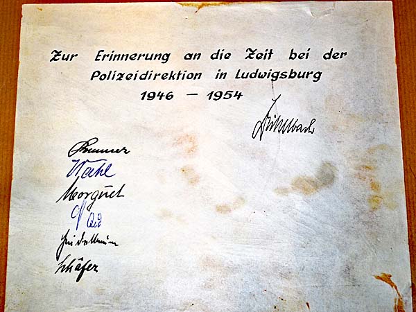 Zur Erinnerung 1954