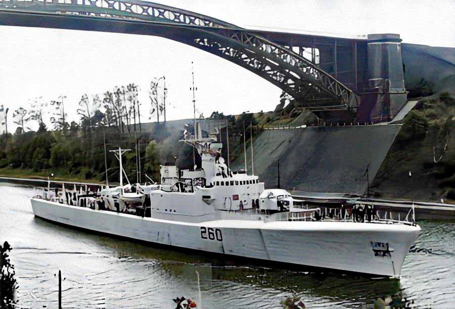 Kiel Canal Germany 1963