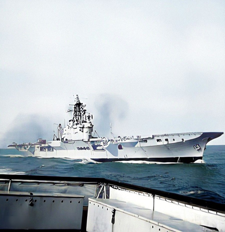 With H.M.C.S. Bonaventure (CV-22)